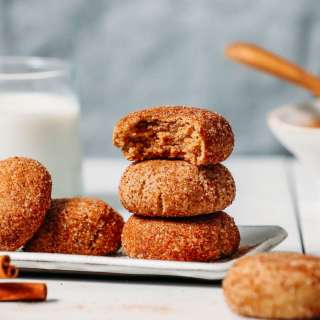 1-Bowl Snickerdoodle Cookies (Vegan + GF)