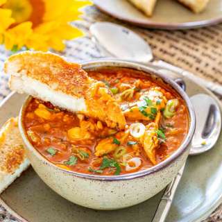 Red Lentil Chicken Soup