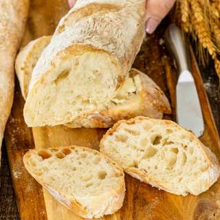 No Knead Baguette