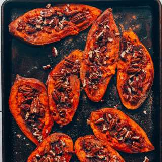 Sweet Potato Casserole Boats