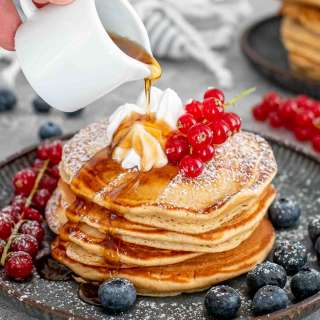 Eggnog Pancakes