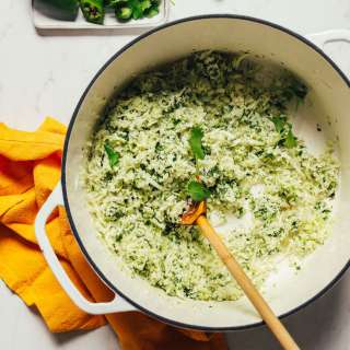 Green Cauliflower Rice (20 minutes!)