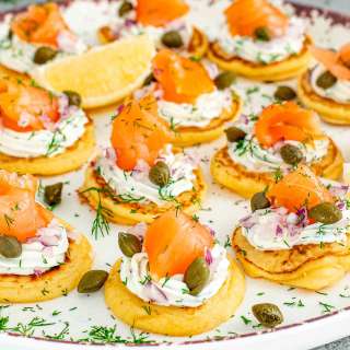 Smoked Salmon Blinis