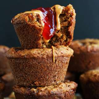 Peanut Butter and Jelly Muffins (Vegan + GF)