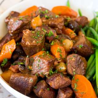 Slow Cooker Beef Bourguignon
