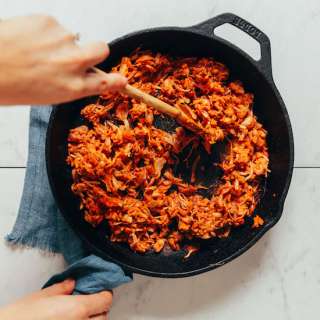Smoky Shredded Marinated Jackfruit