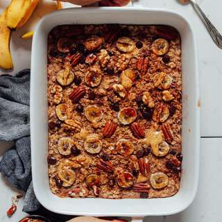 1-Bowl Chocolate Chip Banana Baked Oatmeal