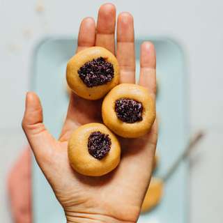 5-Ingredient No-Bake Peanut Butter Thumbprints
