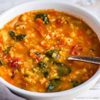 Curried Cauliflower Tomato Soup