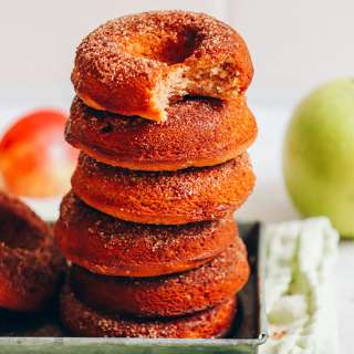 Vegan Gluten-Free Apple Cider Baked Donuts