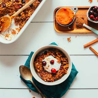 Pumpkin Baked Oatmeal