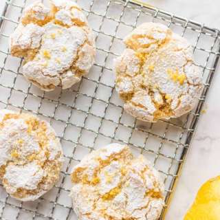 Moroccan Semolina Cookies {Lemon Ghriba}