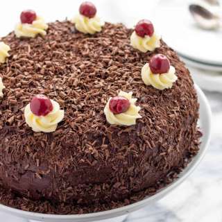 Drunken Cherry Cake