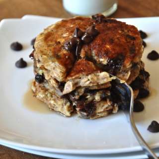 Chocolate Chip Oatmeal Cookie Pancakes