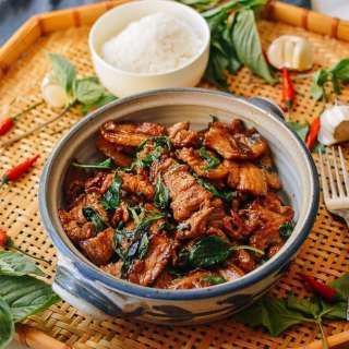 Thai Basil Pork Belly