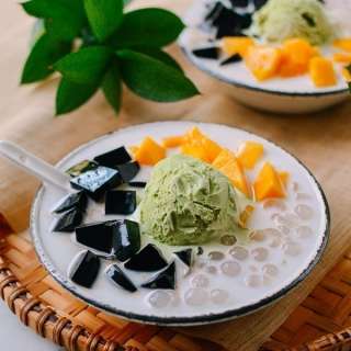 Grass Jelly Dessert