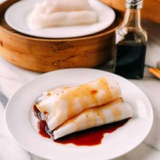 Shrimp Rice Noodle Rolls (Shrimp Cheung Fun or “Ha Cheung”)