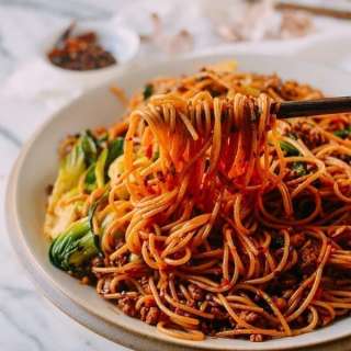 Spicy Crispy Pork Noodles