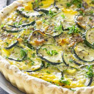 Cheesy Zucchini Quiche
