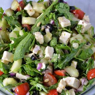 Arugula Greek Salad Recipe