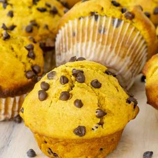 Pumpkin Chocolate Chip Muffins