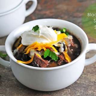 Black Bean and Steak Soup Recipe