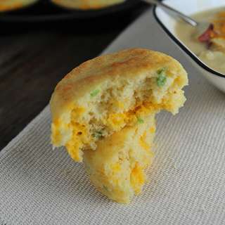 Cheddar Jalapeno Cornbread Muffins Recipe
