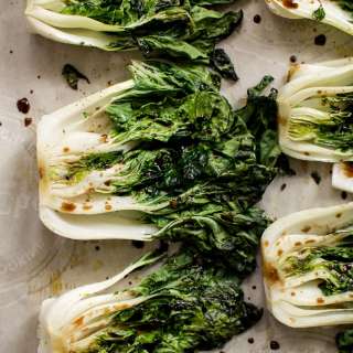Easy Roasted Baby Bok Choy