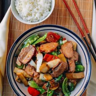 Roast Pork with Chinese Vegetables
