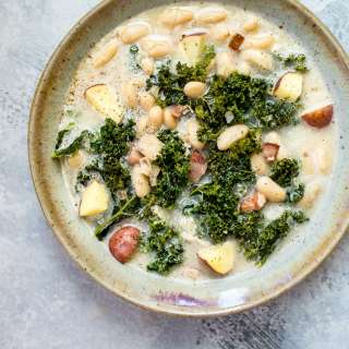 White Bean Kale Soup with Pancetta