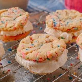 Funfetti Ice Cream Sandwiches