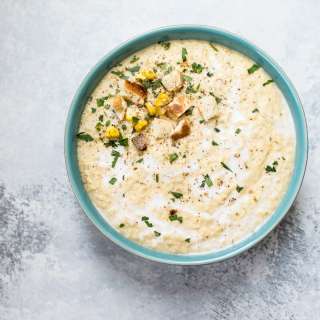 Corn and Cauliflower Soup
