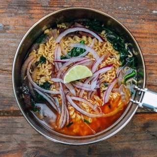 “Pho” Ramen (Over a Campfire…Or Your Stove!)