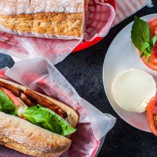 Bacon Caprese Sandwich