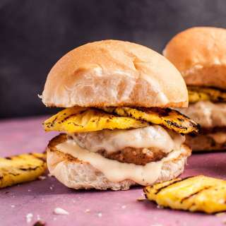 Pork Sliders with Grilled Pineapple