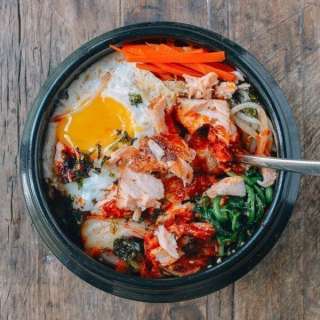 Salmon Bibimbap Korean Rice Bowl