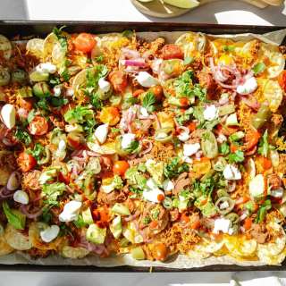 Vegan Taco Meat Nachos