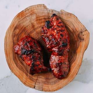 BBQ Char Siu Roast Pork on the Grill