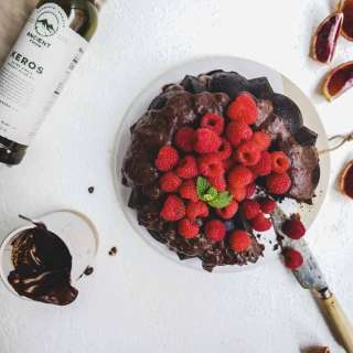 Chocolate Brownie Olive Oil Bundt Cake