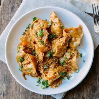 Shiitake Mushroom Tortellini w/ Soy Cream Sauce