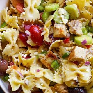 Greek Chicken Pasta Salad Recipe
