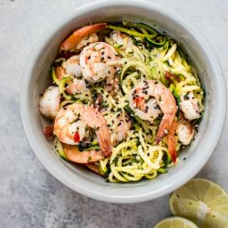 Sweet Chili Shrimp Zoodles