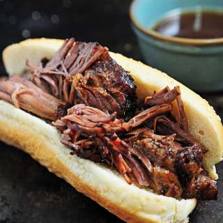 Balsamic Roast Beef French Dip Sandwich Recipe