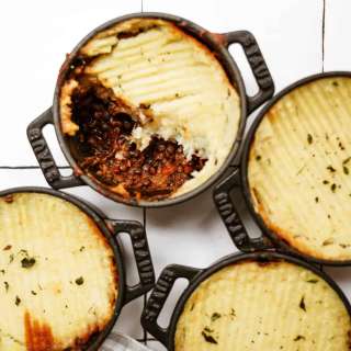 Lentil Shepherd's Pie with Parsnip Mash