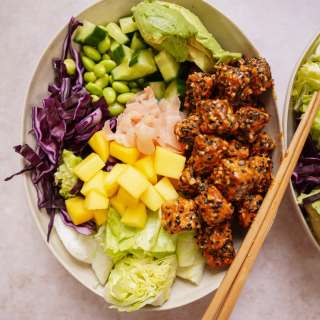 Sesame-Crusted Tofu Bowl