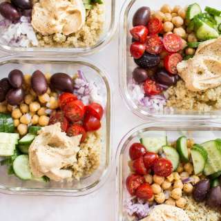 Mediterranean Vegan Meal Prep Bowls