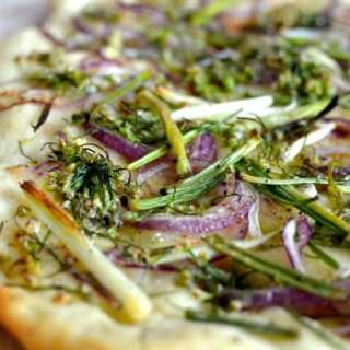 Chinese Chive Flower Flatbread