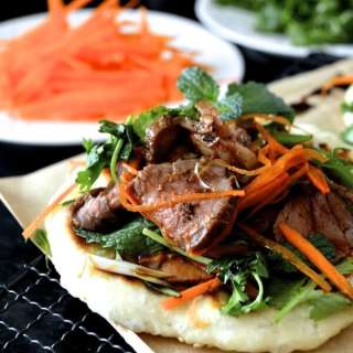Spicy Lamb Buns w/ Honey Soy Drizzle