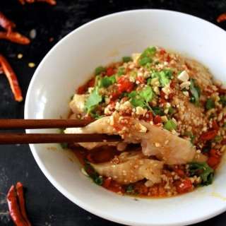 Drool-worthy Sichuan Chicken in Chili Oil Sauce (Kou Shui Ji)
