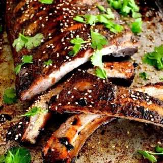 Roasted Jasmine Tea Rub Ribs